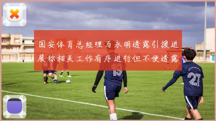 国安体育总经理马永明透露引援进展称相关工作有序进行但不便透露名字